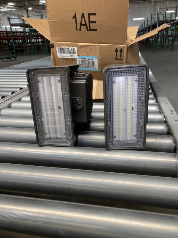 Photo 4 of 100W LED Wall Packs, 2PACK 13000lm Adjustable Cut Off Wall Pack ETL Listed, 5000K IP65 Waterproof LED Wall Packs Outside Lighting with Photocell for Driveway, Loading Bay, Garage, Factory 100W-2PACKS