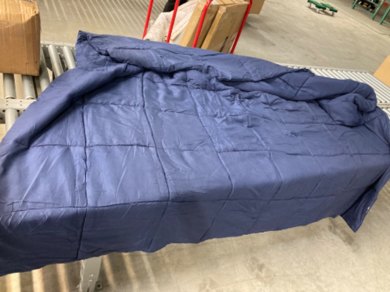 Photo 1 of Blue Queen comforter.
