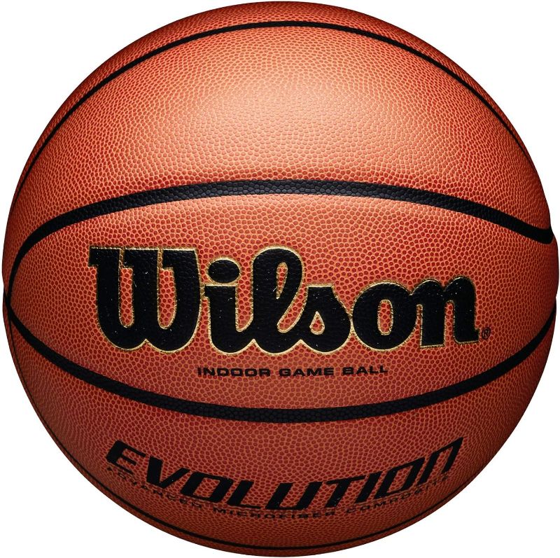 Photo 2 of WILSON Evolution Indoor Game Basketballs - Size 7