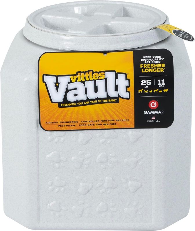 Photo 1 of Gamma2 Vittles Vault Dog Food Storage Container, Up To 25 Pounds Dry Pet Food Storage, Made in USA