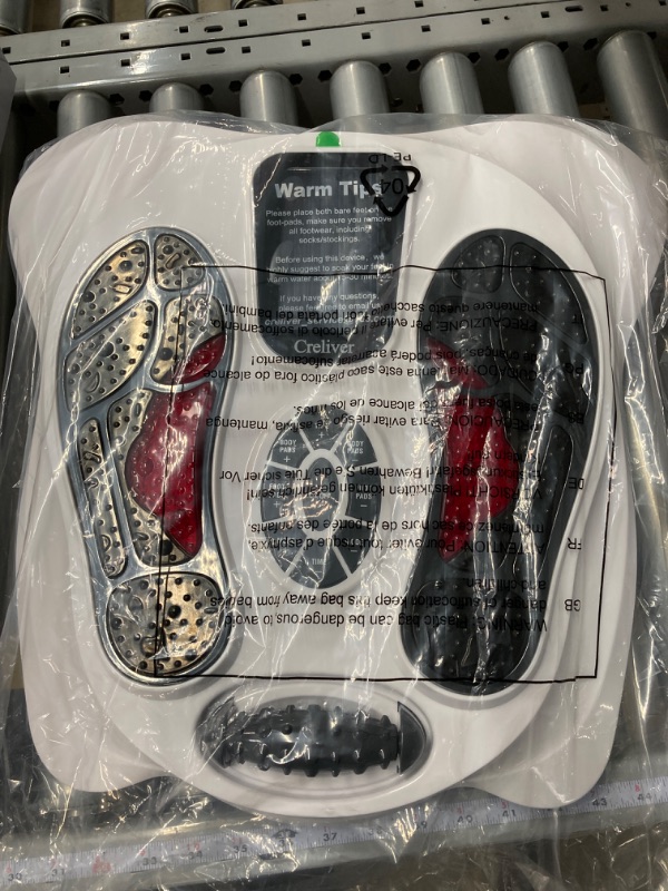 Photo 2 of Creliver Foot Stimulator (FSA HSA Eligible) with EMS TENS for Pain Relief and Circulation, Electric Feet Legs Massagers Machine for Neuropathy and Plantar Fasciitis, Nerve Muscle Stimulator with Pads
