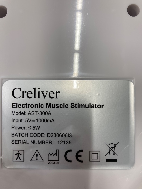 Photo 4 of Creliver Foot Stimulator (FSA HSA Eligible) with EMS TENS for Pain Relief and Circulation, Electric Feet Legs Massagers Machine for Neuropathy and Plantar Fasciitis, Nerve Muscle Stimulator with Pads