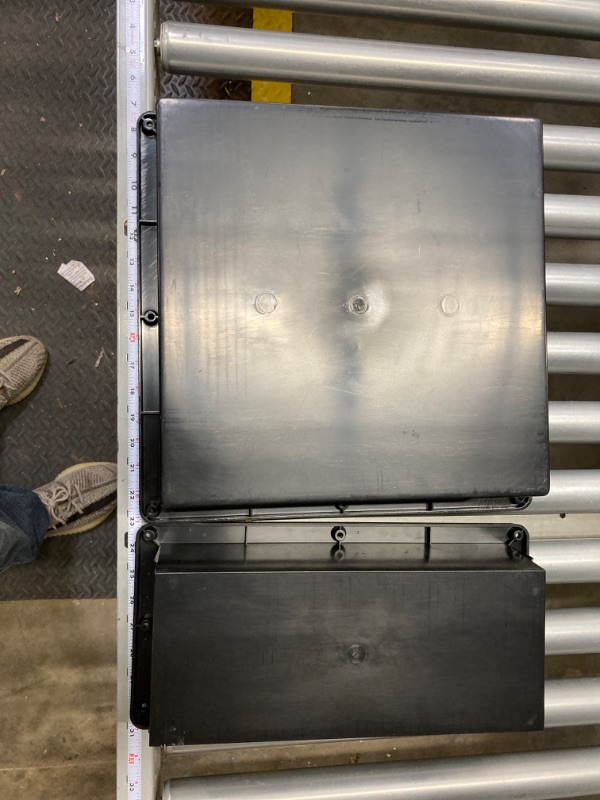 Photo 1 of Easy Installation Waterproof Double Recessed Shower Shelves Niche, ABS Plastics Bathroom Shower Niche 16 × 24 Inches for Shampoo, Soap and Foot Rest