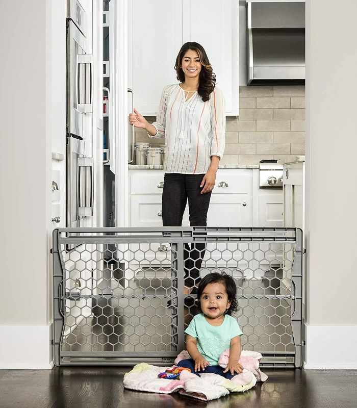 Photo 1 of Regalo Easy Fit Plastic Adjustable Extra Wide Baby Gate

