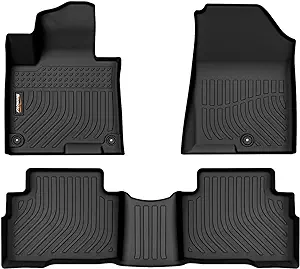 Photo 1 of Binmotor-All Weather Floor Mats for KIA Sportage Hybrid 2024 2023 Not for Plug-in Hybrid Full Set, Heavy Duty Car Floor Liners-Black Sportage Hybrid Accessories
