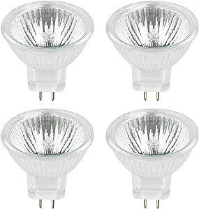 Photo 1 of 
Roll over image to zoom in







VIDEO
MR11 12V 10W Halogen Bulb, 130Lm, 1.37Inch, 2700K Warm White Clear Halogen Reflector Light Bulb, GZ4 Bi-Pin Base, Fiber Optic Bulb, Landscape, Stove-Top, Range Hood, 6Pack