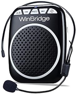 Photo 1 of WinBridge WB001 Portable Voice Amplifier with Headset Microphone Personal Speaker Mic Rechargeable Ultralight for Teachers, Elderly, Tour Guides, Coaches, Presentations, Teacher