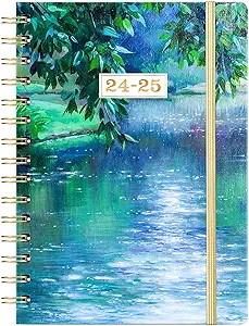 Photo 1 of 2024-2025 Planner - Academic Planner 2024-2025, July 2024 - June 2025, 8.4" x 6.3", Planner 2024-2025 Daily and Weekly and Monthly, Thick Paper