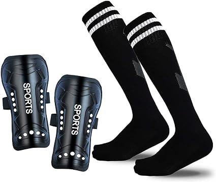 Photo 1 of Soccer Shin Guards Pads with Socks Gear for Soccer 3,4,5-16 Year Old and Up Little Girls Boys Kids Child Youth Toddler Teenagers