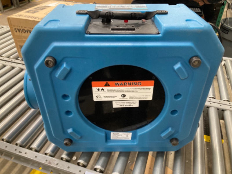 Photo 1 of ALORAIR Air Scrubber with 3 Stage Filtration, Stackable Negative Air Machine for Industrial and Commercial Use, Heavy Duty Air Cleaner with MERV-10 Filter, HEPA/Activated carbon Filter, Blue
