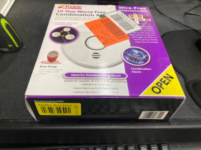 Photo 4 of 10 Year Worry-Free Sealed Battery Combination Smoke and Carbon Monoxide Detector with Wire-Free Interconnect