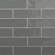 Photo 1 of Citylights Graphite 4 in. x 12 in. Glossy Ceramic Subway Wall Tile (9.69 sq. ft./Case)
