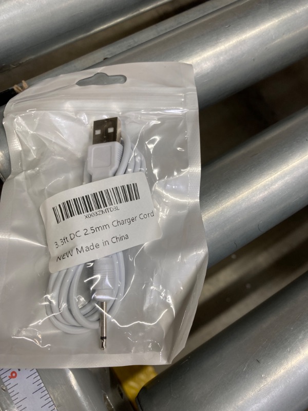 Photo 1 of 3.3ft Replacement DC Charging Cable, USB to DC 2.5mm Charger Cord