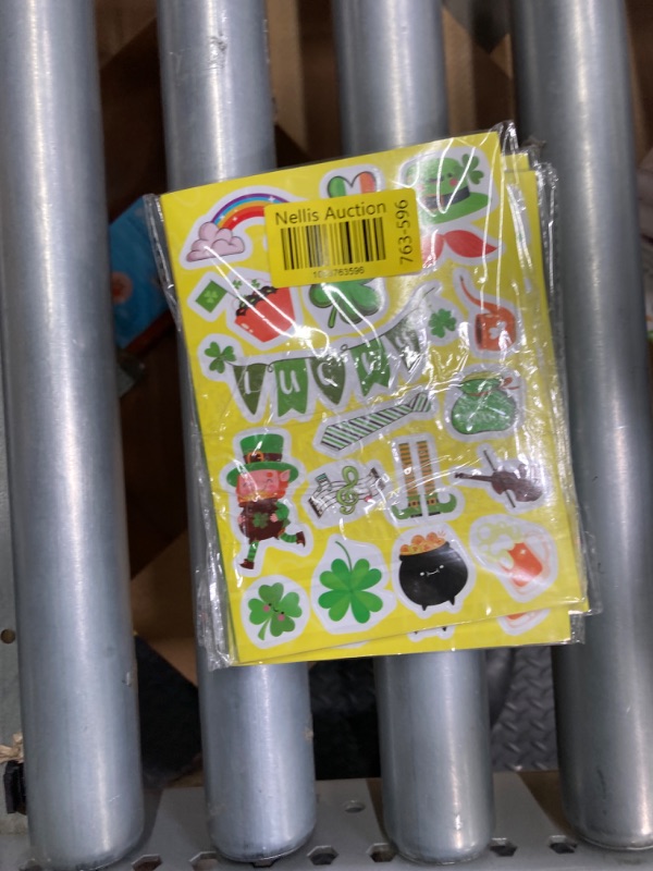 Photo 2 of *5 packs* 16 Sheets St. Patrick’s Day Stickers for Kids, 268 Pcs Lucky Shamrock Clover Stickers for Irish Parade Day Party Favors Supplies or Laptop Water Bottles Envelopes Gifts Tags Crafts Windows