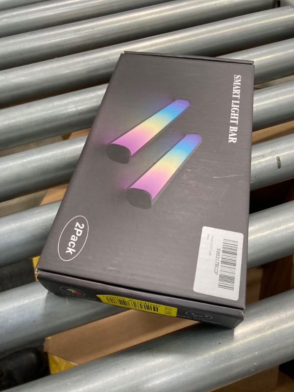 Photo 1 of Smart Light Bar, 2 Pack RGB Smart LED Light Bars with 46 Scene and Music Modes, Gaming Lights That Sync with TV Backlight, LEDs RGB Ambient Color Changing Lighting for Movies, Gaming, Bedroom, Room