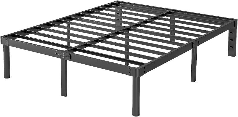 Photo 1 of (DONT HAVE SKEWS)
Sunnydaze 16 Inch High Metal Queen Bed Frame No Box Spring Needed, Platform Bed Frame Queen Size, Easy to Assemble, Noise Free, Durable, Black Queen 16 Inch