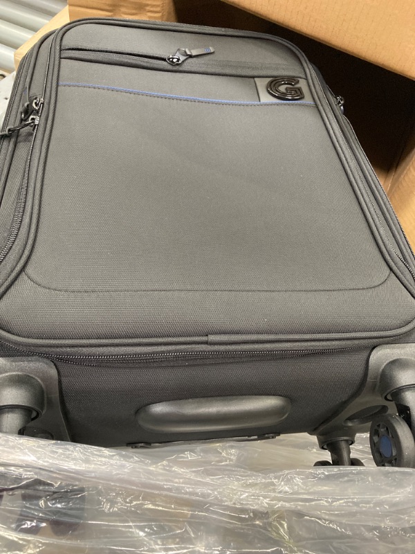 Photo 2 of 20inch Softside Expandable Luggage, 8 Wheel Spinner Suitcase, TSA Lock, Men and Women
