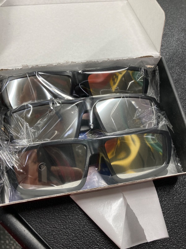 Photo 2 of Begleri Solar Eclipse Glasses Approved 2024, Plastic 3 Pack Solar Eclipse Viewing Glasses, CE and ISO Certified Safe Shades