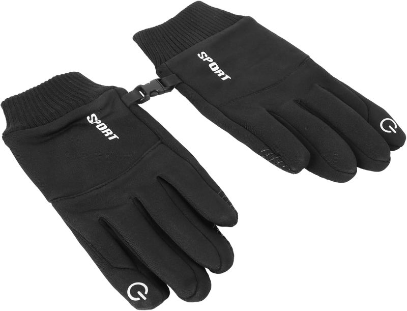 Photo 1 of 1 Pair Waterproof Gloves Winter Sports Gloves Convenient Winter Gloves Trendy Hand Covers Nonslip Hand
