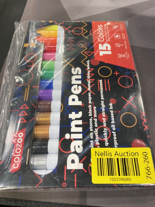 Photo 2 of 15 Permanent markers assorted colors | Oil paint pens | Oil based indelible ink | Perfect for rock, glass, ceramic and plastic painting | Oil based paint pen