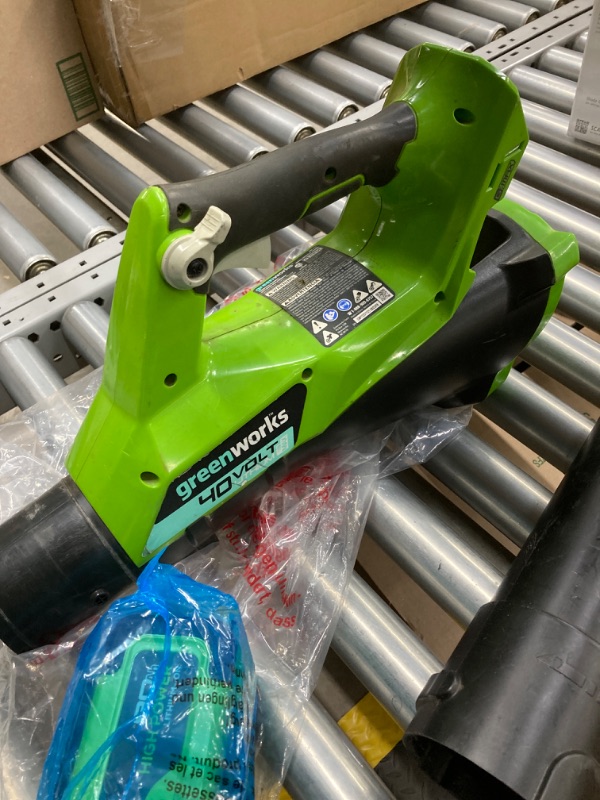 Photo 6 of Greenworks 40V (160 MPH / 700 CFM / 75+ Compatible Tools) Cordless Brushless Axial Leaf Blower, 8.0Ah Battery and Charger Included Brushless Blower (700 CFM), 8.0Ah