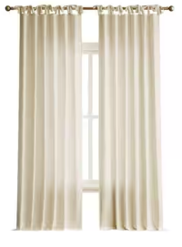 Photo 1 of allen + roth 84-in Ivory Light Filtering Tie Top Single Curtain Panel
Item #4140908 |

Model #HI84-908