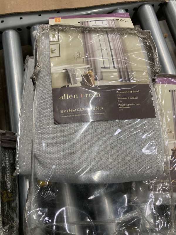 Photo 3 of allen + roth 84-in Grey Light Filtering Grommet Single Curtain Panel
Item #2857165 |

Model #X783.13084ZBG