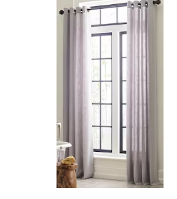 Photo 1 of allen + roth 84-in Grey Light Filtering Grommet Single Curtain Panel
Item #2857165 |

Model #X783.13084ZBG