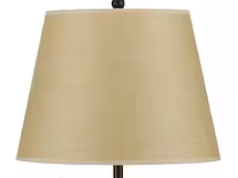 Photo 1 of 28 in. Andros Table Lamp in Dark Bronze