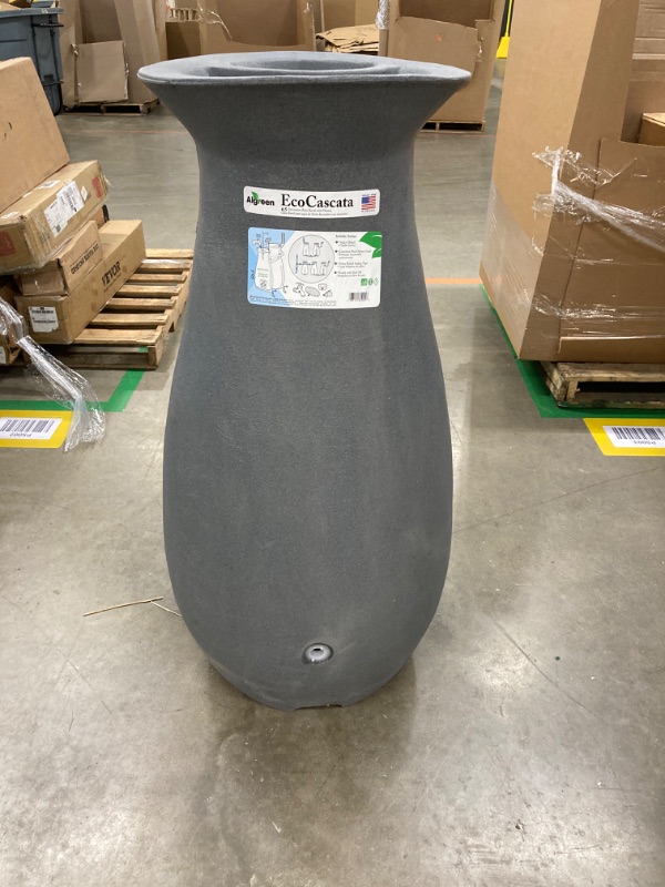 Photo 1 of Algreen EcoCascata Rain Barrel Watering Equipment, Terra Cotta, 65 gal