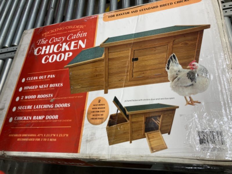 Photo 4 of  Pecking Order Brown Wood Chicken Coop