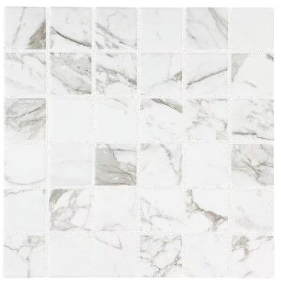 Photo 1 of 
Marazzi
EpicClean Milton Arabescato Marble 12 in. x 12 in. Glazed Ceramic Mosaic Tile (10 sq. ft./Case)