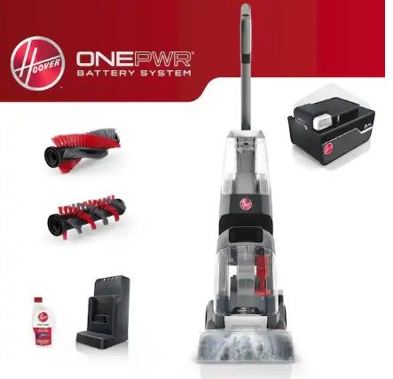 Photo 1 of 
HOOVER
ONEPWR SmartWash Automatic Cordless Upright Carpet Cleaner Machine, Carpet Shampooer Battery & Charger Included BH50700V