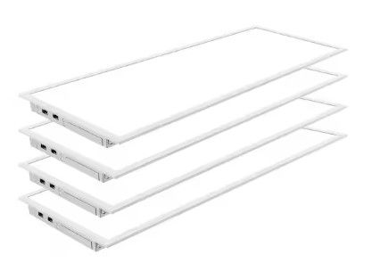 Photo 1 of NUWATT 1x2 LED Surface Mount Panel 22W - Internal Driver, 5 CCT Selectable 2700K, 3000K, 3500k, 4000K, 5000K, Triac Dimmable, Ultra Thin Ceiling Fixture, 120V, 1 inch Thick 5 Kelvin Selectable 1x2 FT