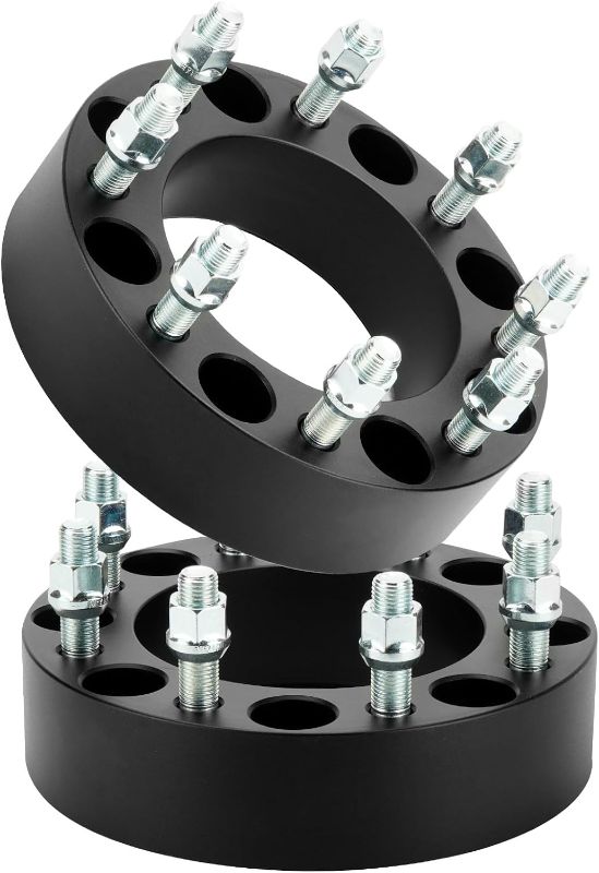 Photo 1 of *** Bundle Pack *** KSP 8X170 Wheel Spacers for Ford F250 F350 2003-2023, 2" (50.8mm) Heavy Duty Tire Spacers with 14mmx1.5 Studs 125mm Hub Bore, Forged Lug-Centric Wheel Spacer Fit 8 Lug Super Duty F250 F350 2pcs ( 2 pack ) 