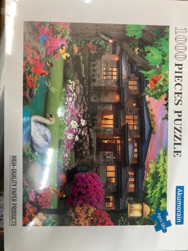 Photo 1 of *** Bundle *** 1000 Piece Puzzle,Jigsaw Puzzles 1000 Pieces 1000 Piece Adult Children Puzzles Suitable for Adults Children (D0002 1000PCS, 1000 PCS) 1000 PCS D0002 1000pcs ( 2 pack )