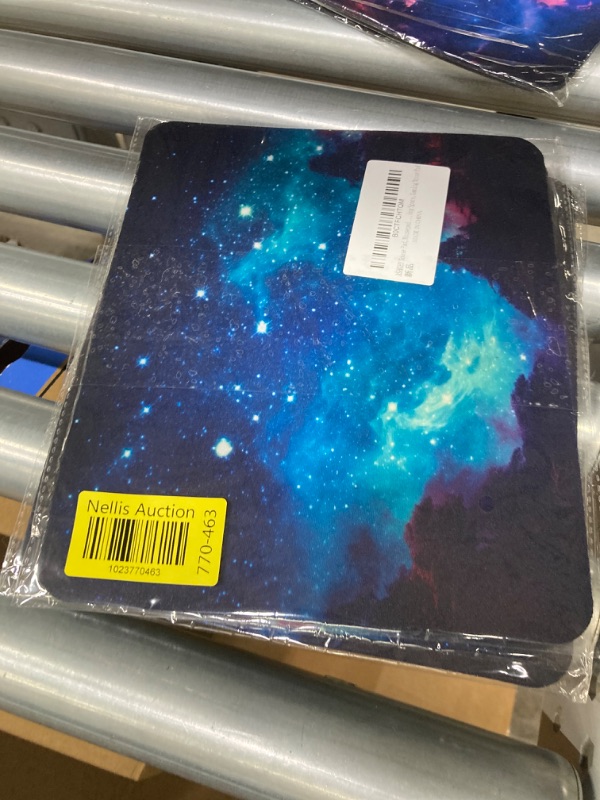 Photo 2 of *** Bundle *** Galaxy Nebula Universe Space Square Mouse Pad,Mouse Pads for Desk with Non-Slip Rubber Base,Computer Mouse Pad with Lycra Cloth,Mouse Mat for Laptop, Gaming Mouse Pad,Office Desk Accessories TK-01 ( 3 pack ) 