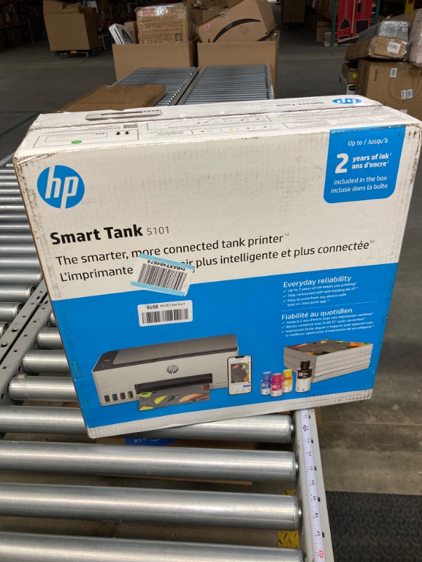 Photo 2 of HP Smart Tank 5101 Wireless All-in-One Ink Tank Printer with 2 years of ink included, Print, scan, copy, Best for home, Refillable ink tank (1F3Y0A)
