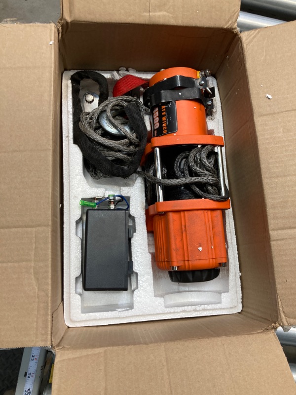 Photo 1 of **PARTS ONLY ** TYT 4500 lb. Advanced Load Electric Synthetic Rope Winch for Towing ATV/UTV Off Road Kits