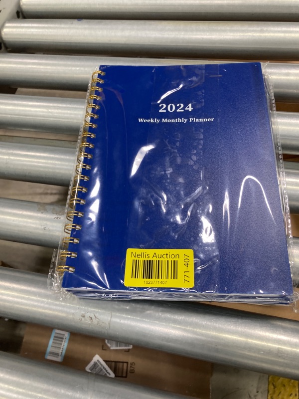 Photo 1 of *** Bundle *** Ymumuda Planner 2024-2025,12 Months, JUL.2024 to JUN.2025, 8.5" X 11", 2024-2025 Weekly Monthly Planner with Spiral Bound, Waterproof Hardcover & Large Writing Blocks, Dark Blue ( 2 pack ) 