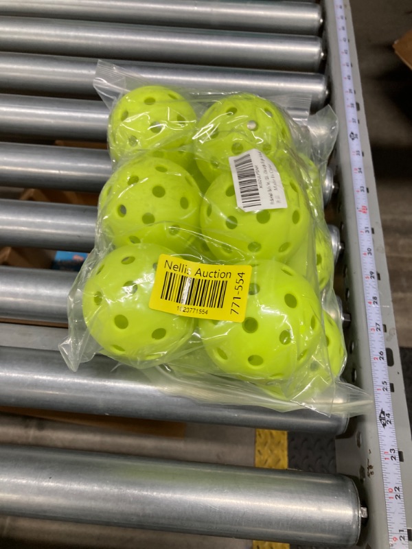 Photo 3 of *** Bundle *** JINJIAN Pickleball Balls Set, USAPA Approved 40 Holes Performance Pickleballs, Specifical Designed for Courts Play, High-Vis Optic Green Pickleballs - Excellent Bounce & Straight Flight (6 Pack) ( 2 pack )