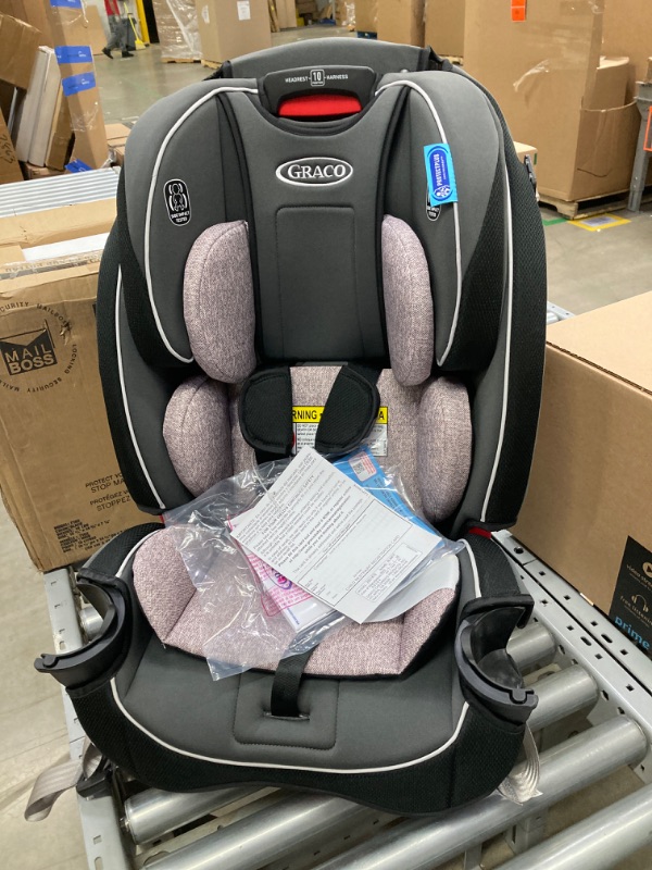 Photo 2 of Graco SlimFit 3 in 1 Car Seat -Slim & Comfy Design Saves Space in Your Back Seat, Darcie, One Size SlimFit Darcie