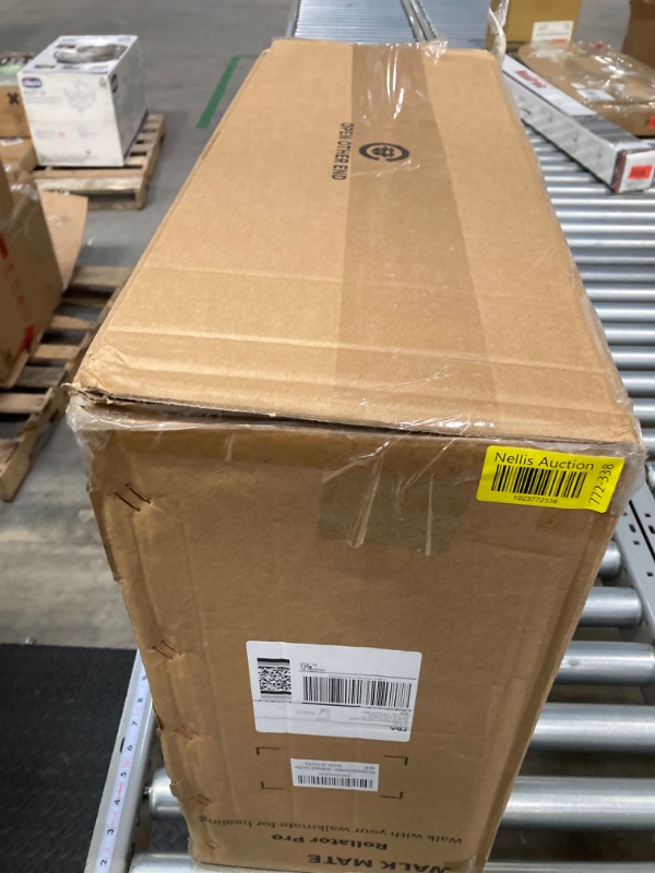 Photo 1 of Rollator Walker for Seniors Taller 5.3~7ft with Height-Adjustable Seat, 10 Inch Wheels Wire-Hidden Walkers Compact Folding Design Lightweight Mobility Walking Aid Widen Backrest, Blue Dark Blue