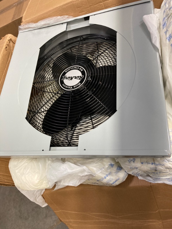 Photo 2 of Air King 9166F 20" Whole House Window Fan , Gray