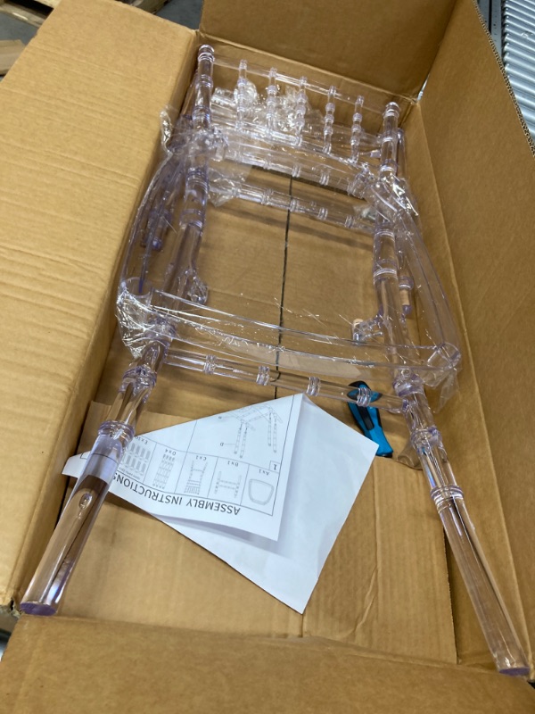 Photo 1 of Clear Plastic Chair