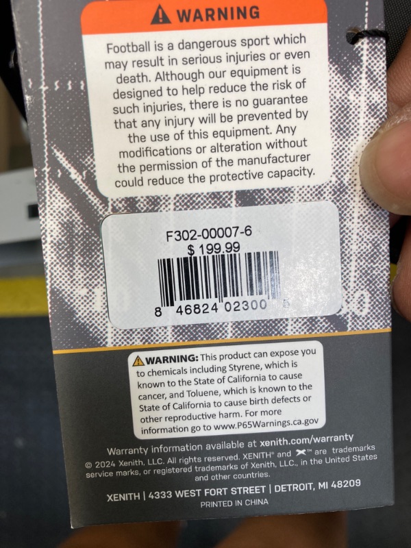 Photo 1 of Xenith Pro Light/Velocity 2 Varsity Football Shoulder Pads - All Purpose Protective Gear- Prioritizes Speed and Range of Motion with Full Coverage- Lightweight and Low Profile- Adult Small to 2XLarge Medium Velocity 2