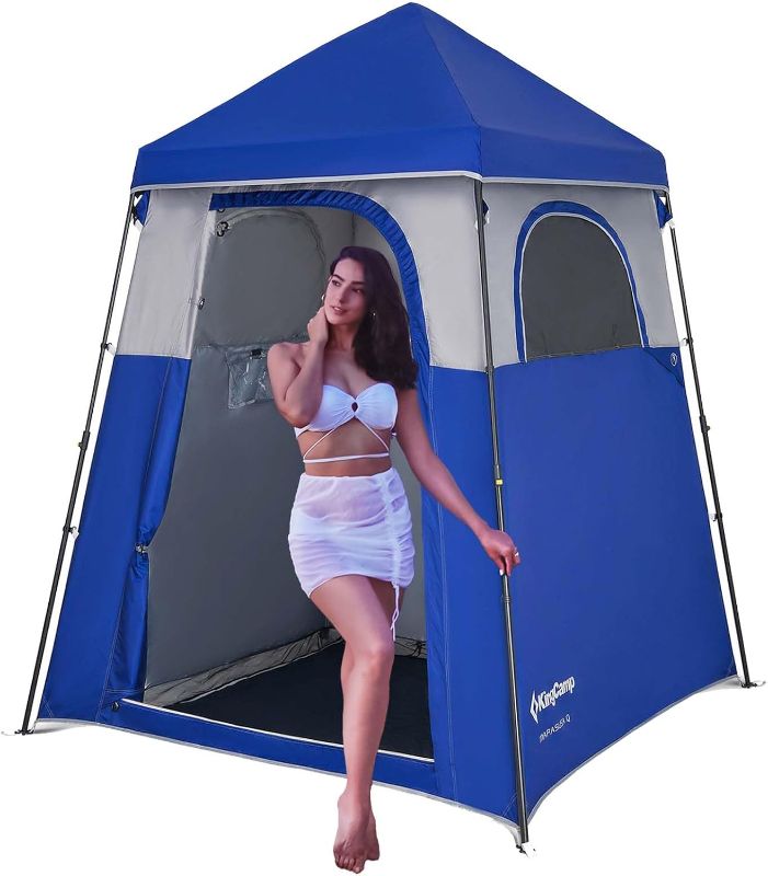 Photo 1 of ***(FACTORY SEALED)***
KingCamp Outdoor Shower Tents for Camping, Portable Instant Pop Up Privacy Tent, 1 Room Bathroom Tent, Water Resistant, Windproof Changing Tent, Outdoor Shower Enclosure, Beach, Camping, Hiking, RV