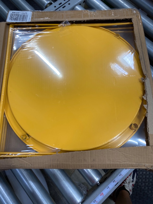 Photo 2 of ***(FACTORY SEALED)***
Garden 4 you End Table 2 PCS Metal Side Table Yellow Round Folding Tray Cyan Sofa Small Accent Fold-able Table, Round End Table Tray, Next to Sofa Table, Snack Table for Living Room and Bed Room Yellow 2