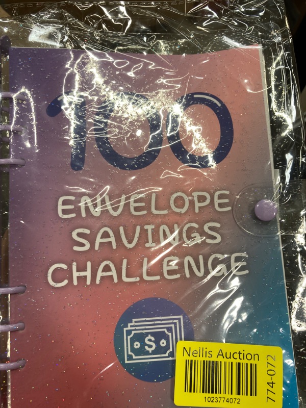 Photo 2 of 100 Envelopes Money Saving Challenge, Ann Bully 2024 Shiny Money Savings Challenges Book with Envelopes, 100 Day Challenge Money Saving Binder Envelope Savings Challenge Book for Budgeting Planner