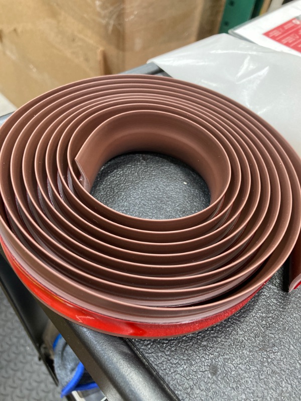 Photo 2 of  Garage Door Top and Sides Seal, Brown Rubber Garage Door Sealing Strip